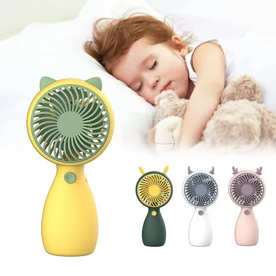Mini Pocket Fan With Rechargeable Battery