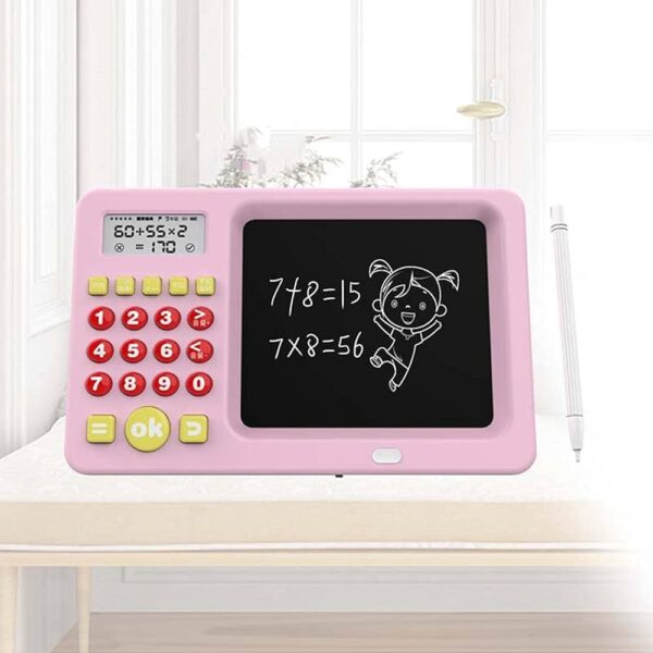 2 in 1 Electric Math Calculator Toy Tablet with LCD Screen for Kids - Image 3