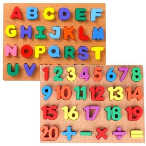 ABC OR 123 Wooden Puzzle for kids