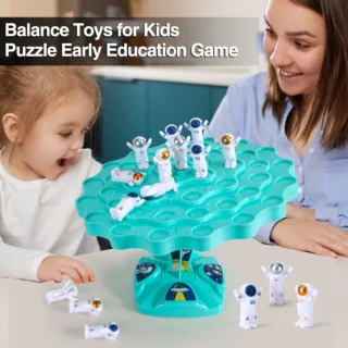 Puzzle balance spaceman game
