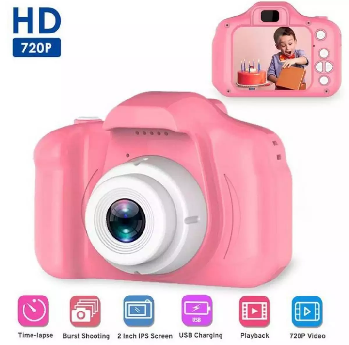 Kids Digital Video Camera 1080P Mini Camera HD 2 inch Screen - Image 4