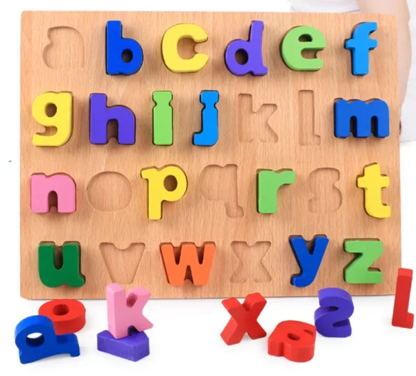 ABC & 123 Wooden Puzzle for kids - Image 2