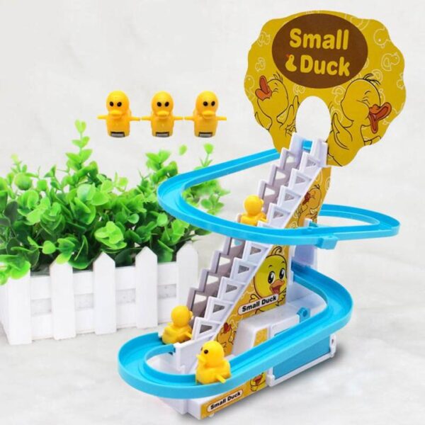Small & Duck" climbing stairs and slide toy - Image 4