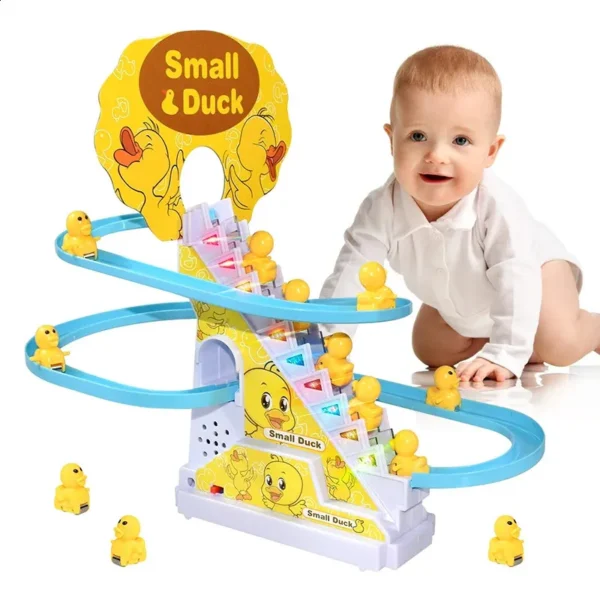 Small & Duck" climbing stairs and slide toy - Image 3