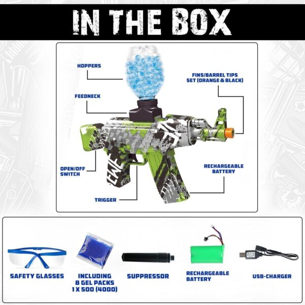 Electric Automatic Toy Gun Gel Water Bullet - Image 5