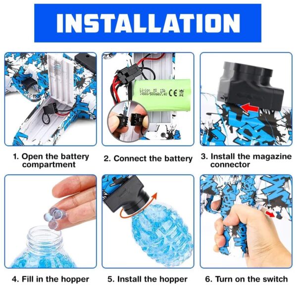 Electric Automatic Toy Gun Gel Water Bullet - Image 3
