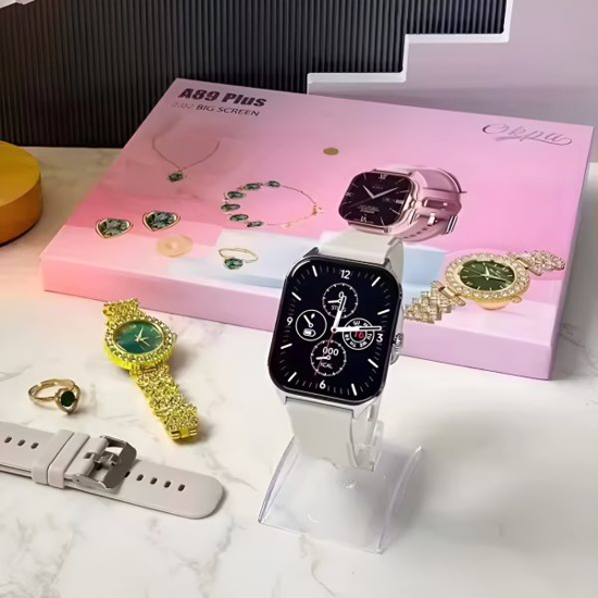 A89 Plus Watches Gift Jewelry Box Two Watches Necklace Ring - Image 2