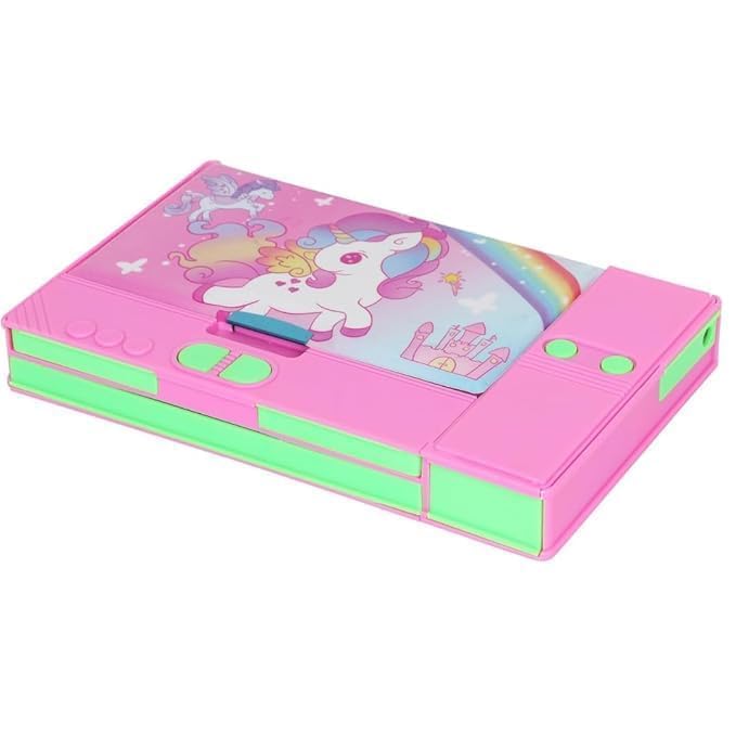 Multifunctional Jumbo Dual Side Magnetic Pencil Box with Calculato - Image 4