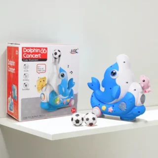 Dolphin Concert - Blowing Ball With Lights & Music