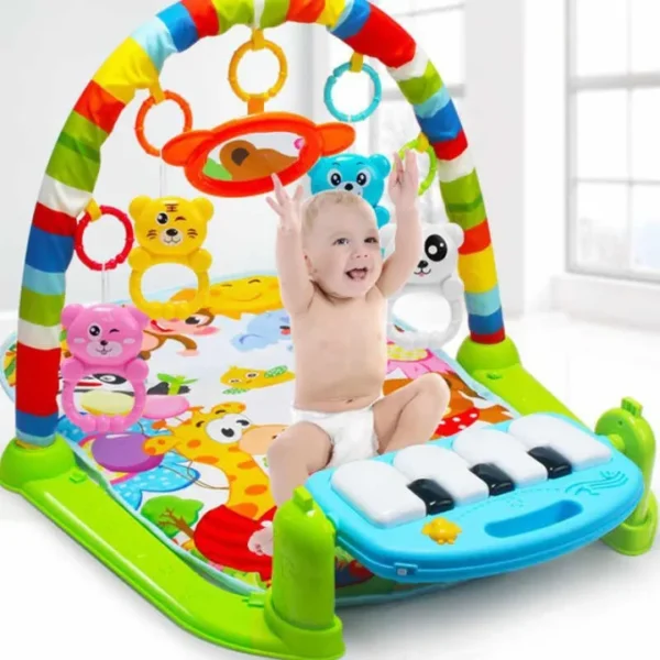Baby Kick and Play Piano Gym Mat Rack Music - Image 4