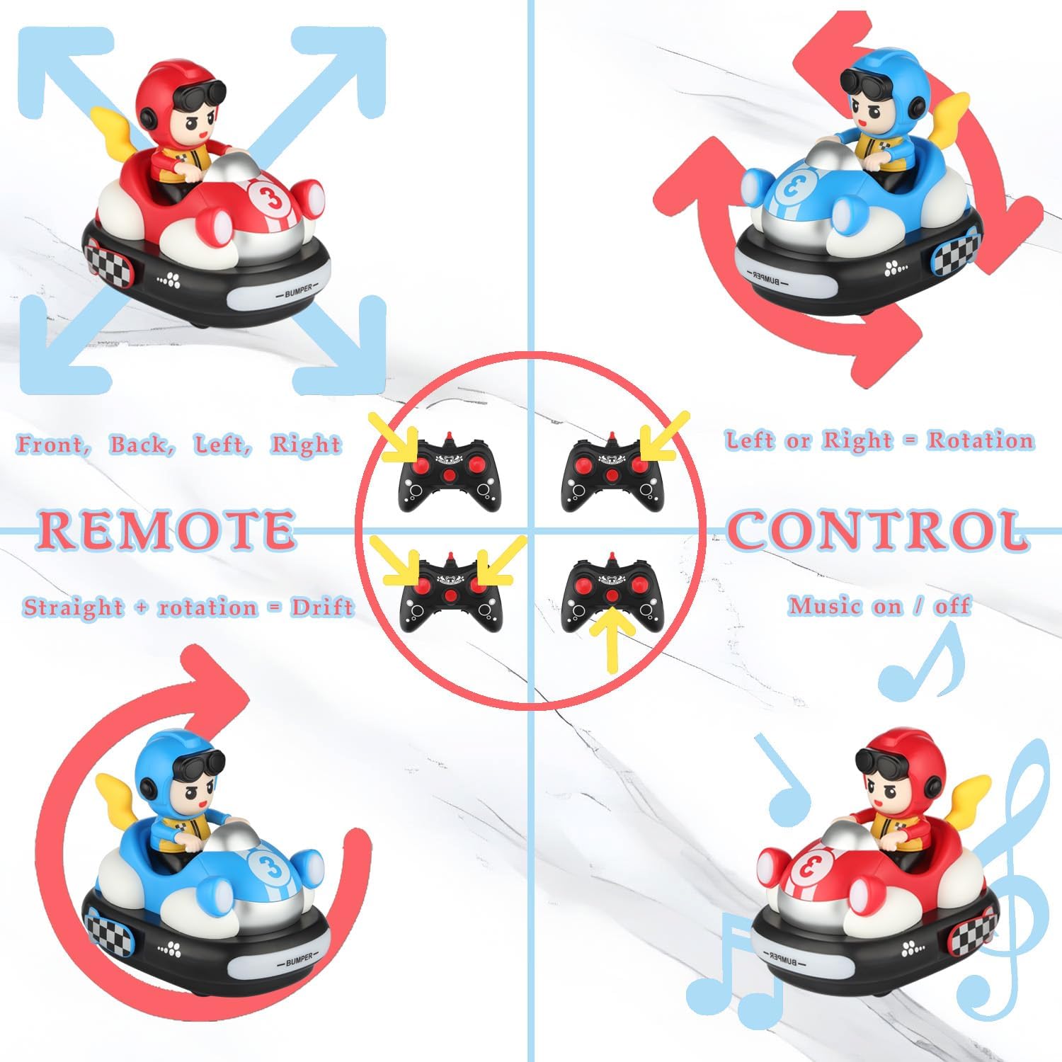 Electric Bumper Remote Control Rechargeable Cars - Image 5