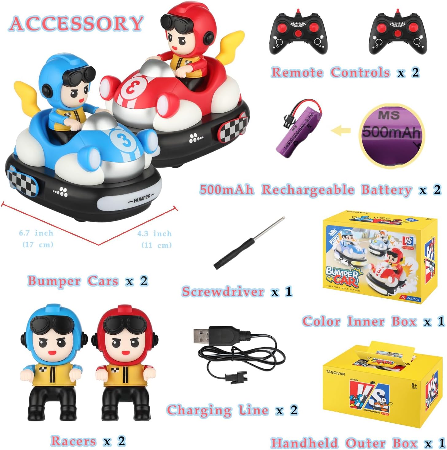 Electric Bumper Remote Control Rechargeable Cars - Image 4