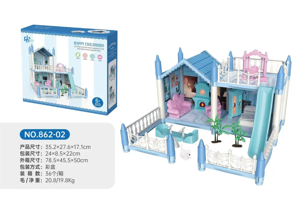 Doll House With 3 Room Villa Dream House