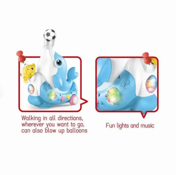 Dolphin Concert - Blowing Ball With Lights & Music - Image 4