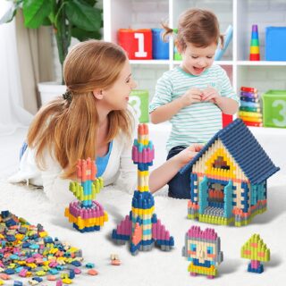 DIY ASSEMBLING CREATIVE BUILDING BRICKS