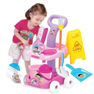 Cleaning Car Trolley Set For Kids