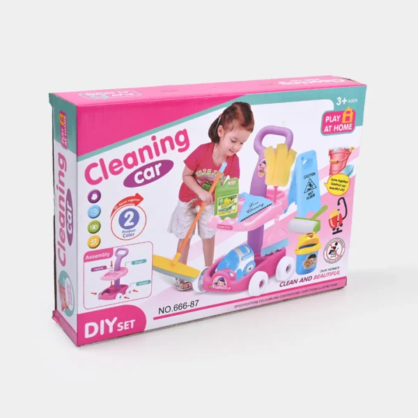 Cleaning Car Trolley Set For Kids - Image 3