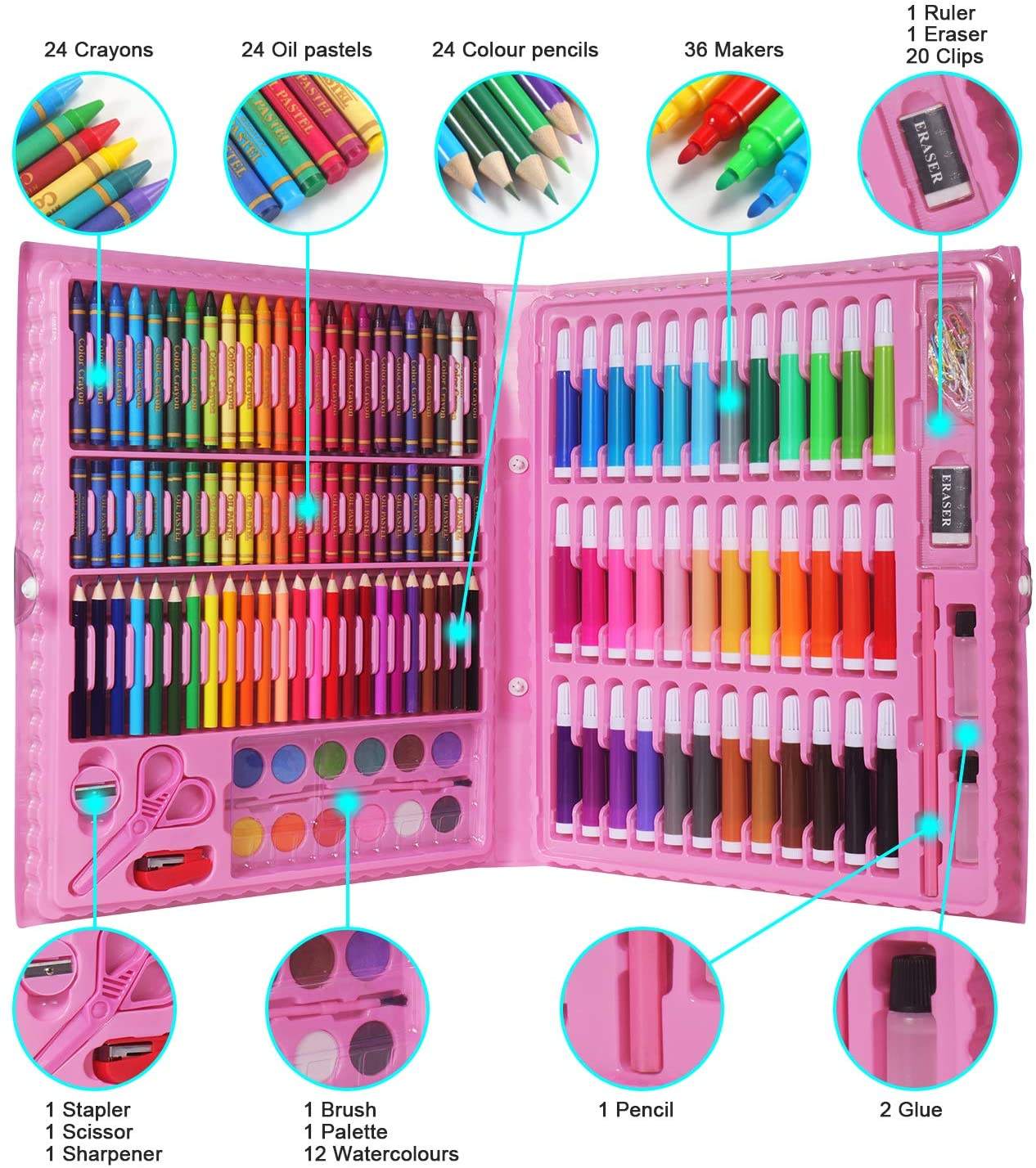 Colouring Kit |150 Pcs Colour Box Set - Image 3