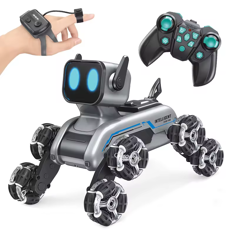 Smart Interactive Robotic Dog with Dual Controllers