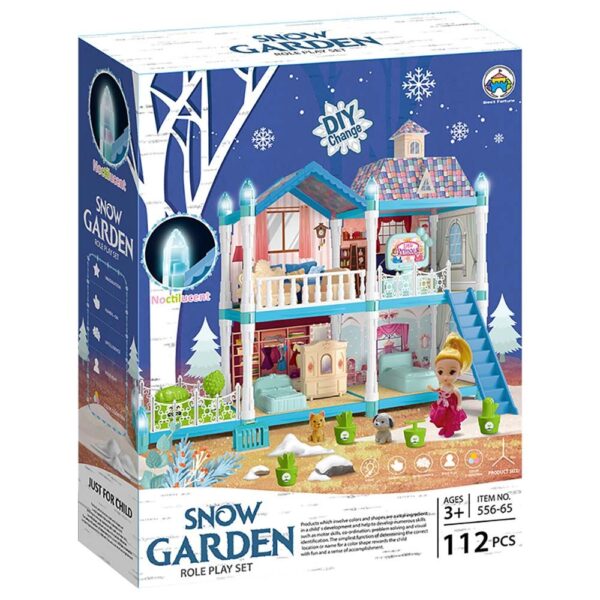 Holiday Barbie Doll House Gift for Kids - Image 2