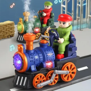 Electric Train Toy with Light Music And Smoke