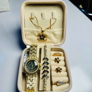 Watch Box With Jewelry