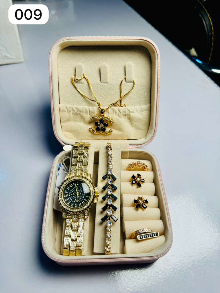 Watch Box With Jewelry