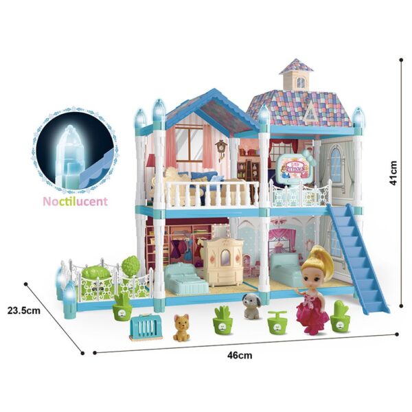 Holiday Barbie Doll House Gift for Kids - Image 4