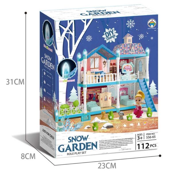 Holiday Barbie Doll House Gift for Kids - Image 3