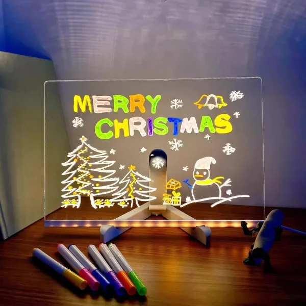 DIY Acrylic Fluorescent LED Light Board