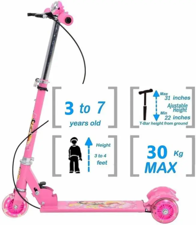 Scooty For Kids Adjustable 3 Wheel