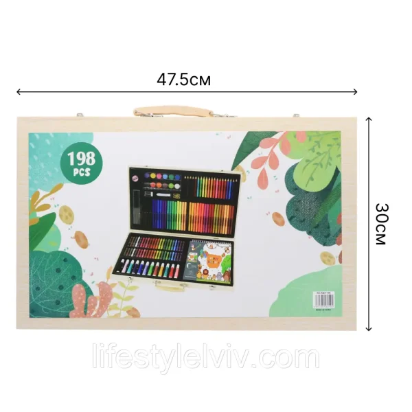 198 PCS Premium Kids Colouring Sets - Shooter.pk