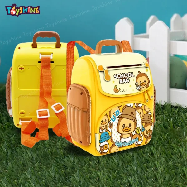 Children’s School Bag ATM Money Box Fingerprint Password