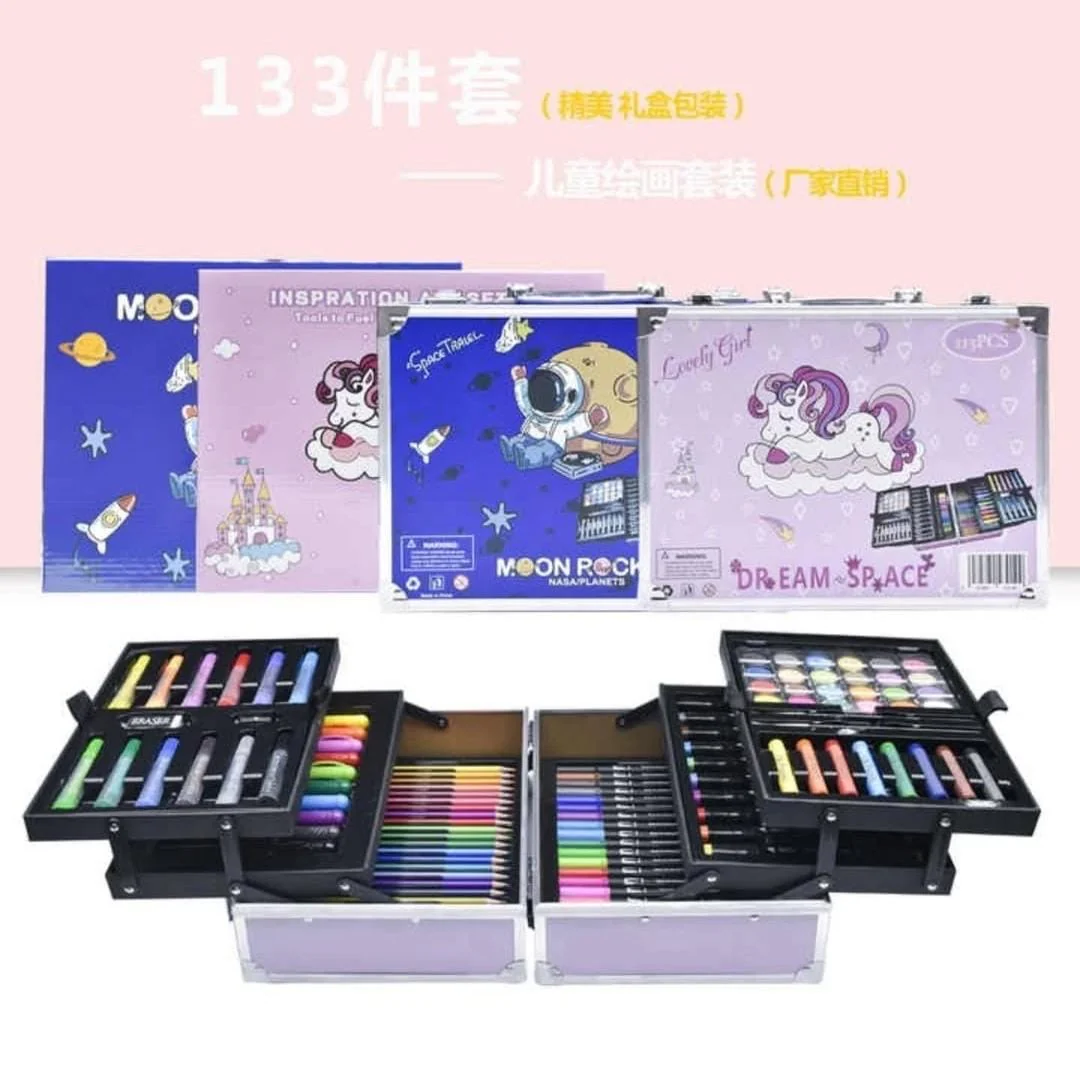 Unicorn Color Kit Briefcase | 133Pcs
