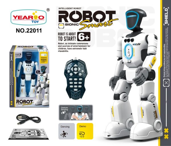 AI INTELLIGENT ROBOT WITH DANCING AND LIGHT EFFECT FOR KIDS