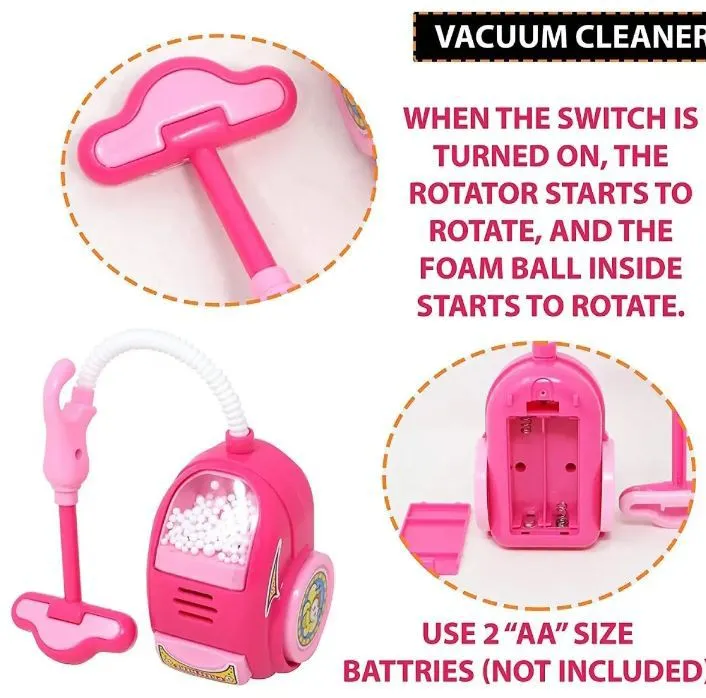 Battery Operated Kids Home Appliance Set - 4 Pieces