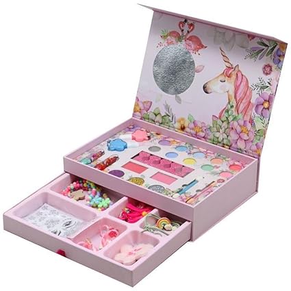 3 in 1 Unicorn Real Makeup Kit for Girls