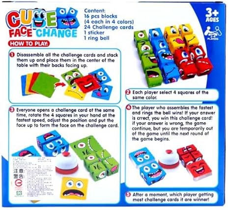 Face Changing Magic Cube Game - Building Blocks