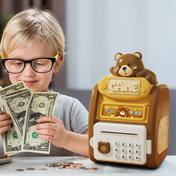 Automatic Money Bank with Fingerprint Password