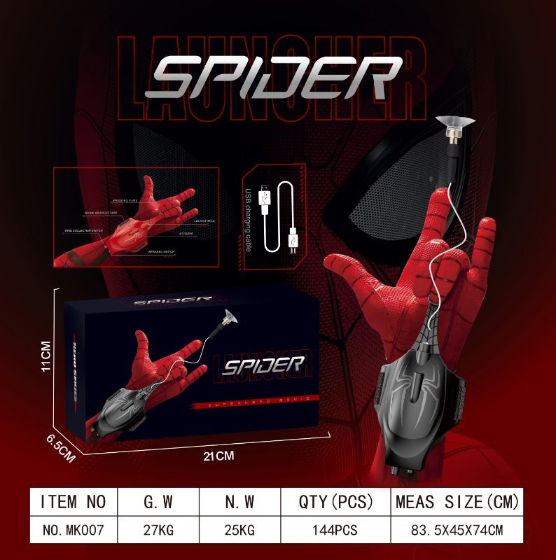SPIDER WEB SHOOTERS TOY FOR KIDS