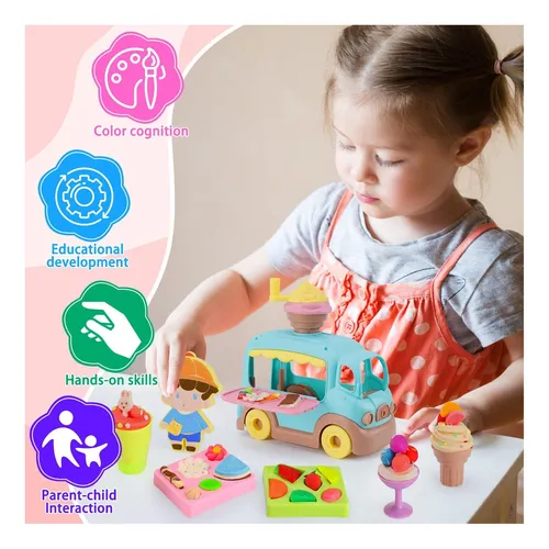 Ice Cream Truck with Color Dough Series