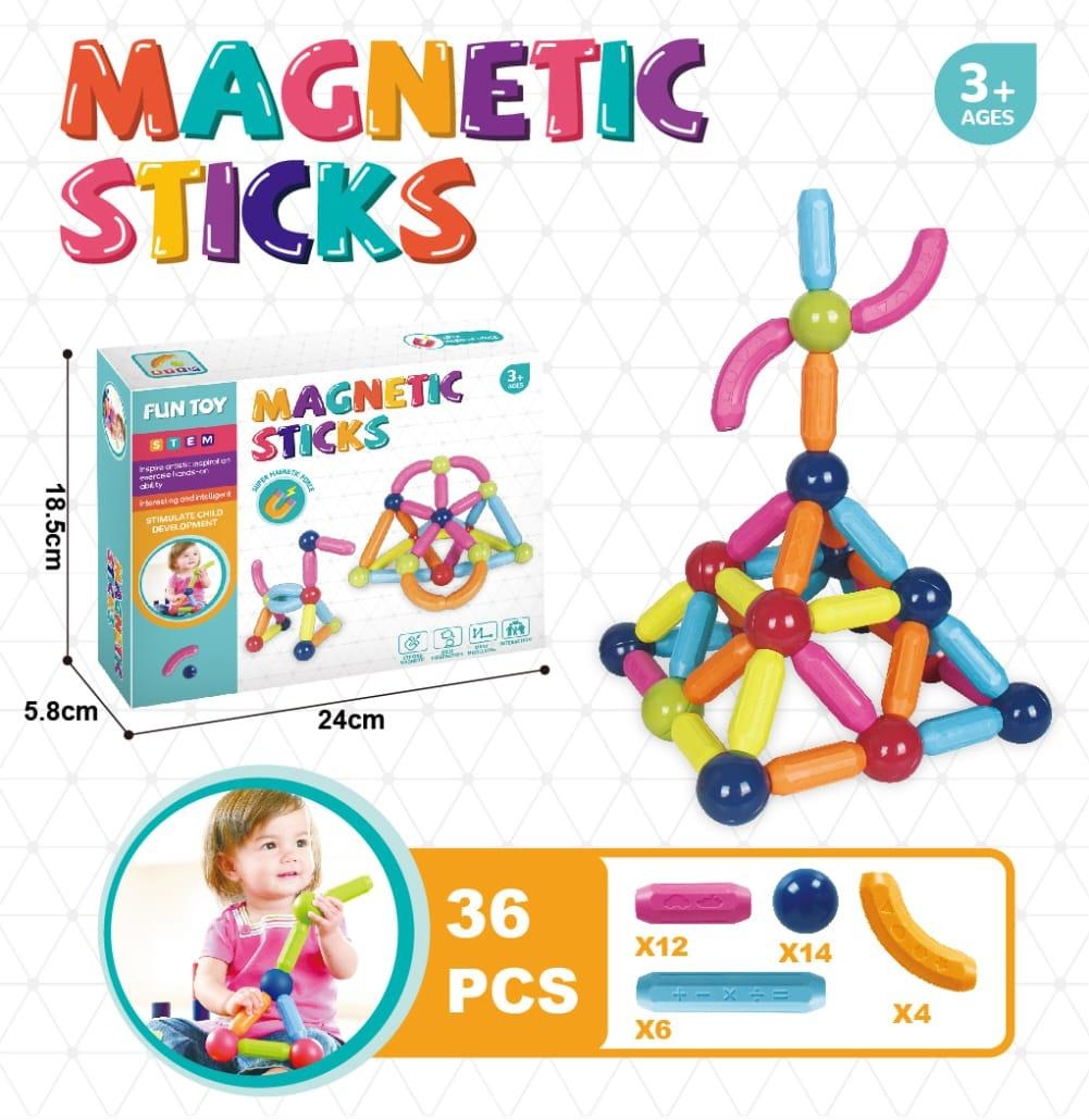 Magnetic Sticks 25 | 28 | 36 | 48 | 62 | 84 piece