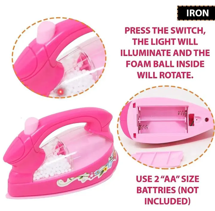 Battery Operated Kids Home Appliance Set - 4 Pieces