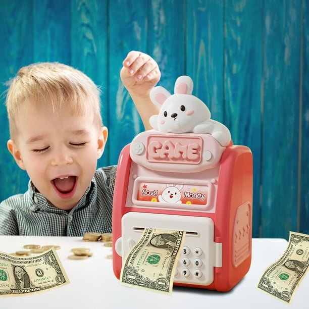 Automatic Money Bank with Fingerprint Password