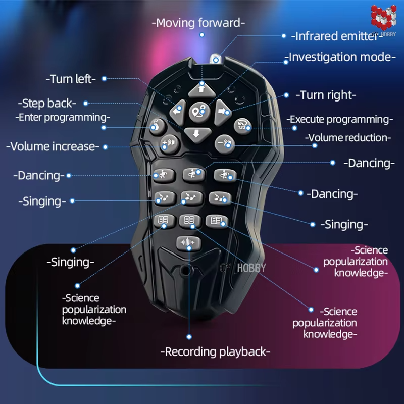 AI INTELLIGENT ROBOT WITH DANCING AND LIGHT EFFECT FOR KIDS