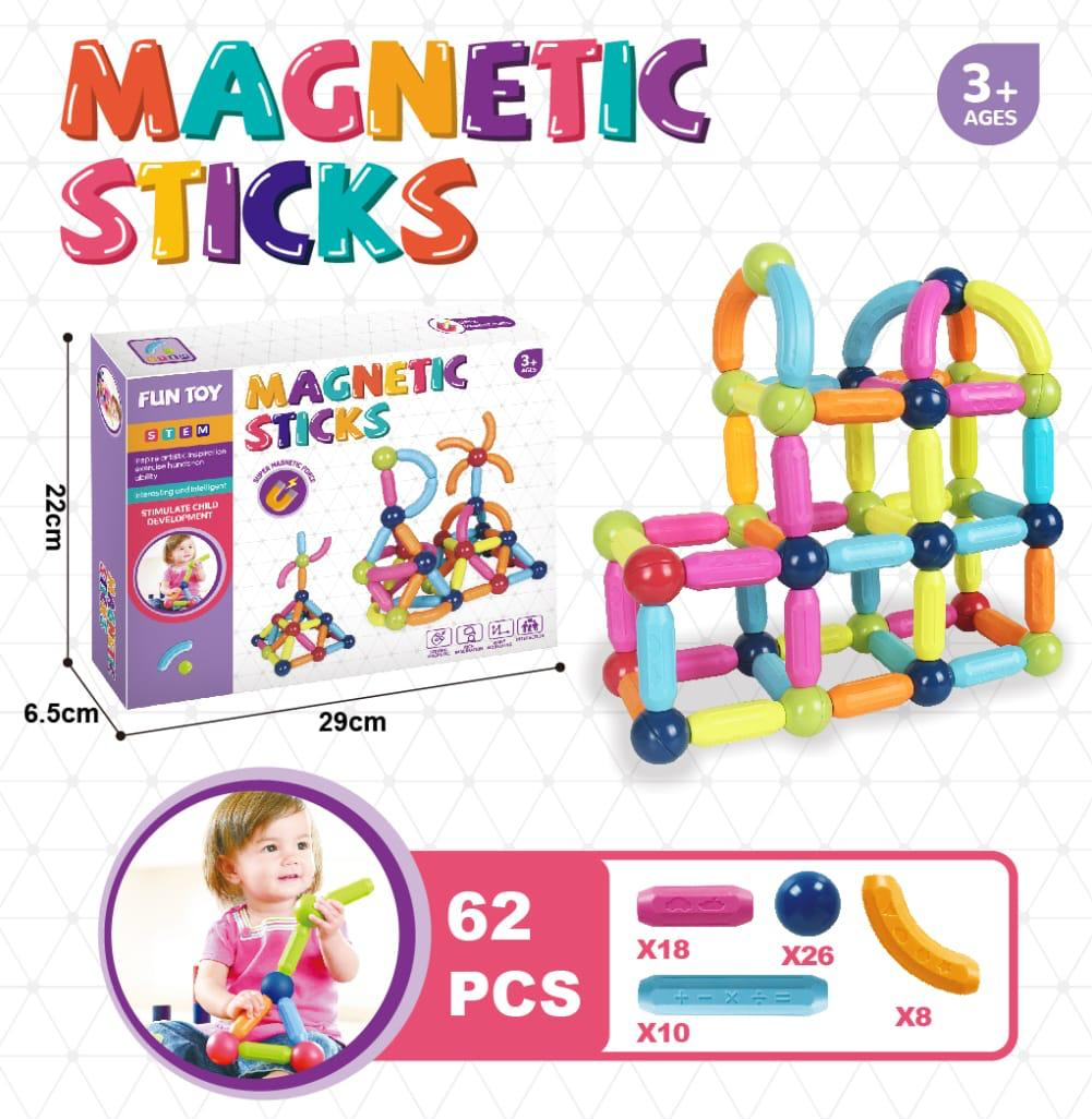 Magnetic Sticks 25 | 28 | 36 | 48 | 62 | 84 piece