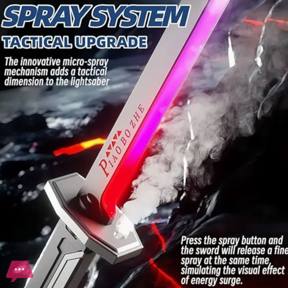 Multi-Mode Sword with Smoke & Spark Effects