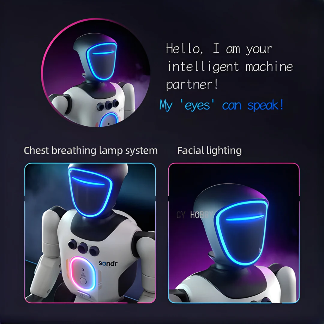 AI INTELLIGENT ROBOT WITH DANCING AND LIGHT EFFECT FOR KIDS
