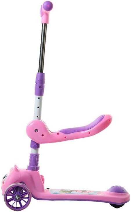 2 In 1 Adjustable Scooter With  Light Music