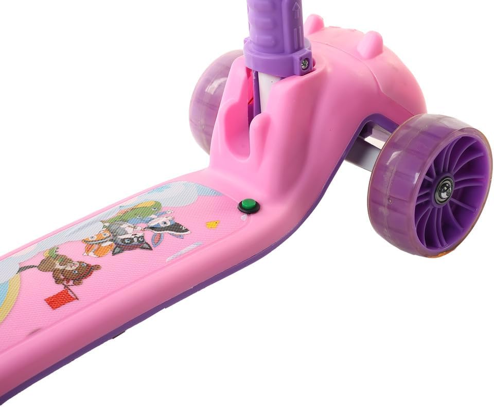 2 In 1 Adjustable Scooter With  Light Music